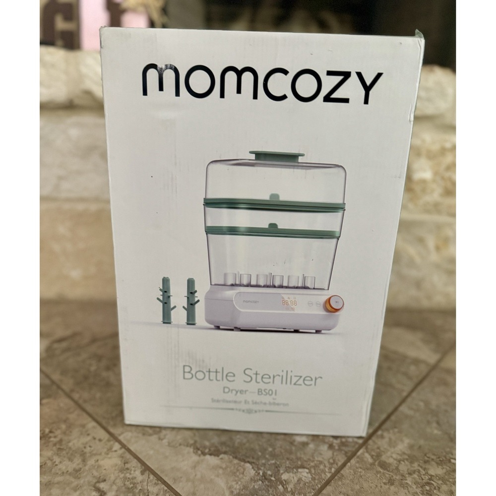 MOMCOZY 3 Layers Large Bottle Sterilizer and Dryer, Fast Sterilize and‎ Dry BS01